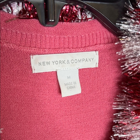 Festive Pink Snow globe Ugly Christmas Sweater with Lights - Picture 9 of 11